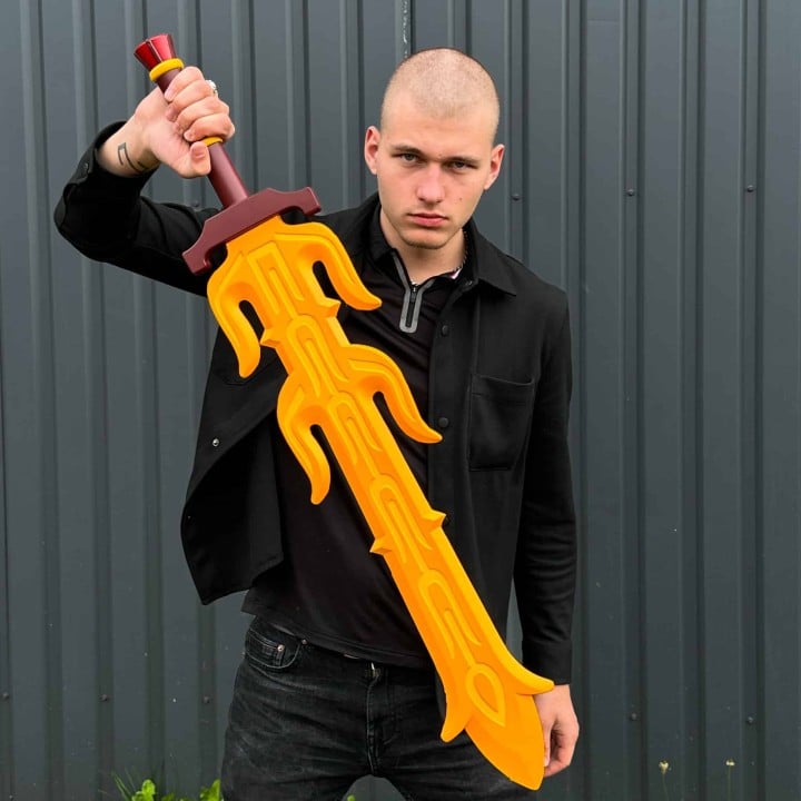 Great Flameblade prop replica The Legend of Zelda