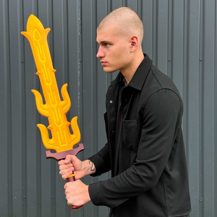 Great Flameblade prop replica The Legend of Zelda