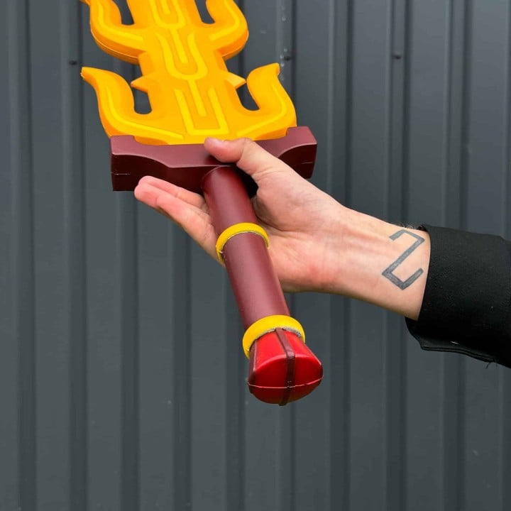 Great Flameblade prop replica The Legend of Zelda