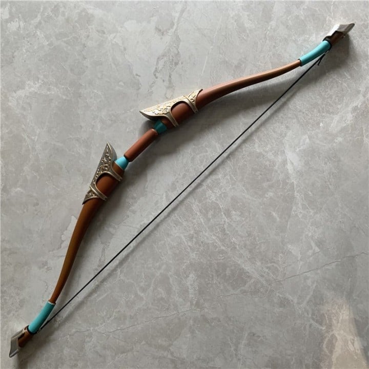 Beautiful Bow and optional Shield replicas inspired by The Legend of Zelda, handcrafted from safe PU rubber, perfect for cosplay