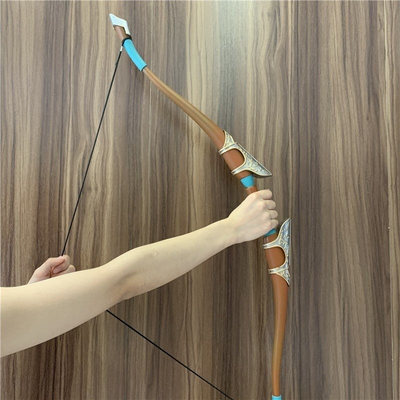 Beautiful Bow and optional Shield replicas inspired by The Legend of Zelda, handcrafted from safe PU rubber, perfect for cosplay