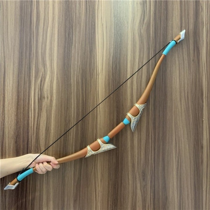 Beautiful Bow and optional Shield replicas inspired by The Legend of Zelda, handcrafted from safe PU rubber, perfect for cosplay