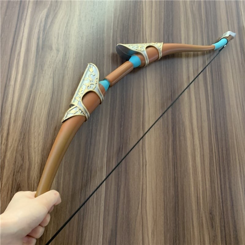 Beautiful Bow and optional Shield replicas inspired by The Legend of Zelda, handcrafted from safe PU rubber, perfect for cosplay