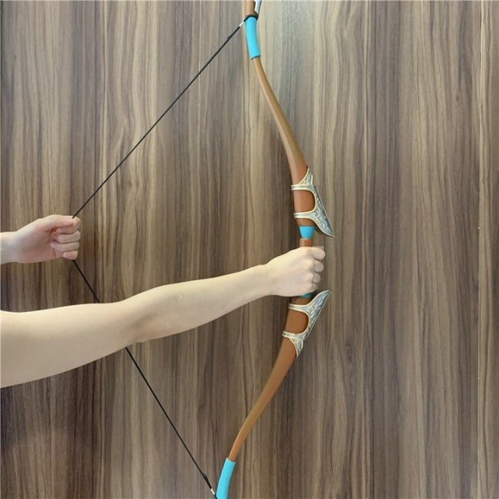 Beautiful Bow and optional Shield replicas inspired by The Legend of Zelda, handcrafted from safe PU rubber, perfect for cosplay