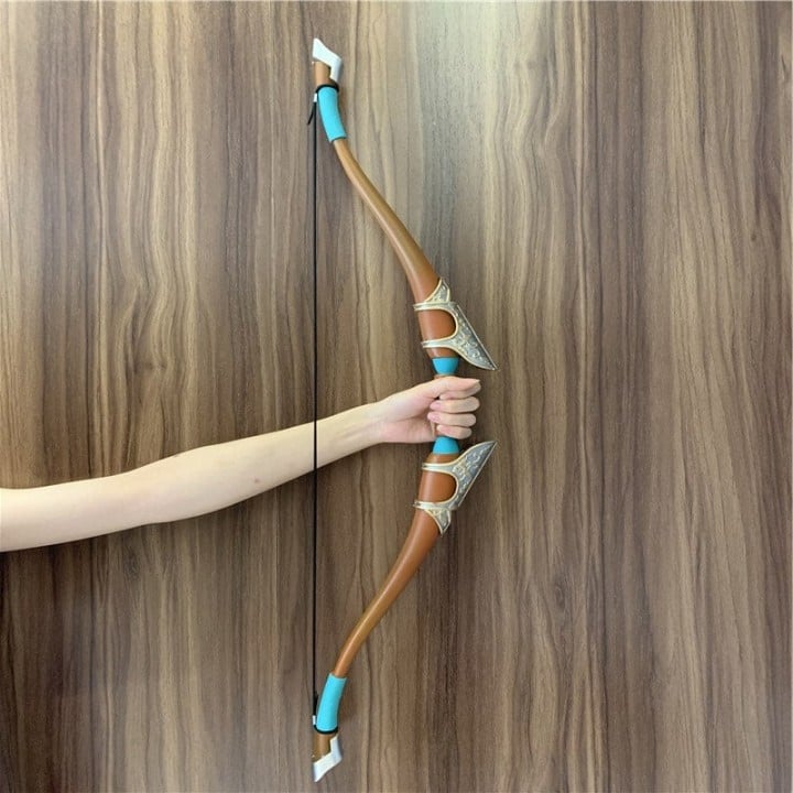 Beautiful Bow and optional Shield replicas inspired by The Legend of Zelda, handcrafted from safe PU rubber, perfect for cosplay