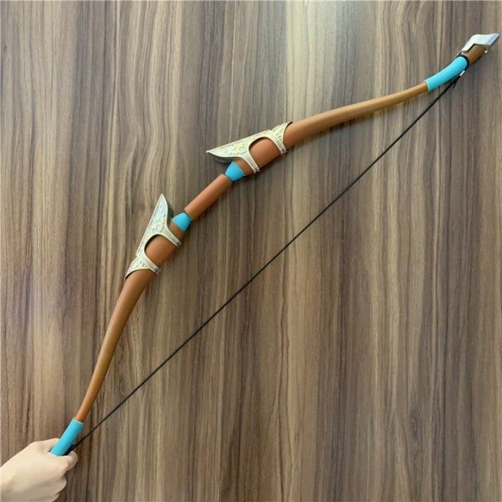 Beautiful Bow and optional Shield replicas inspired by The Legend of Zelda, handcrafted from safe PU rubber, perfect for cosplay
