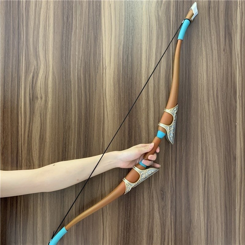Beautiful Bow and optional Shield replicas inspired by The Legend of Zelda, handcrafted from safe PU rubber, perfect for cosplay