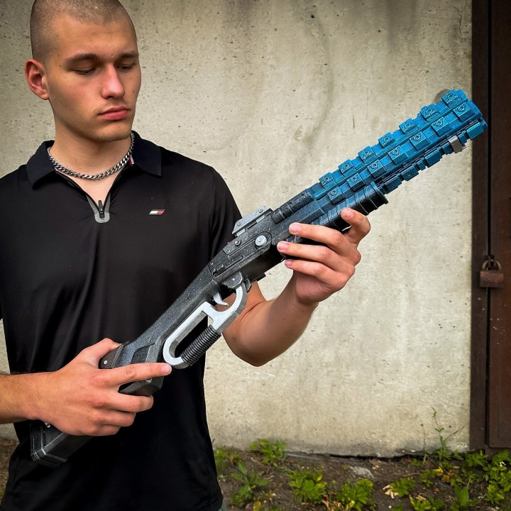 Peacekeeper Shotgun prop replica Apex Legends