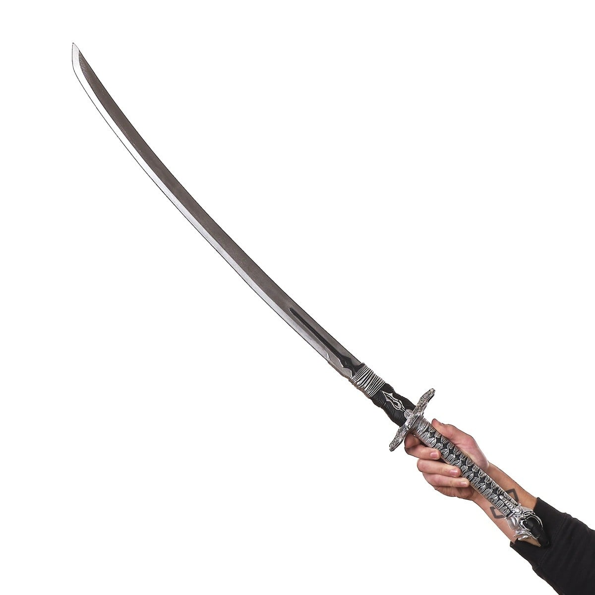 Automata 2Bs Virtuous Contract Katana Silver Replica Prop From NieR By Blasters4Masters 4
