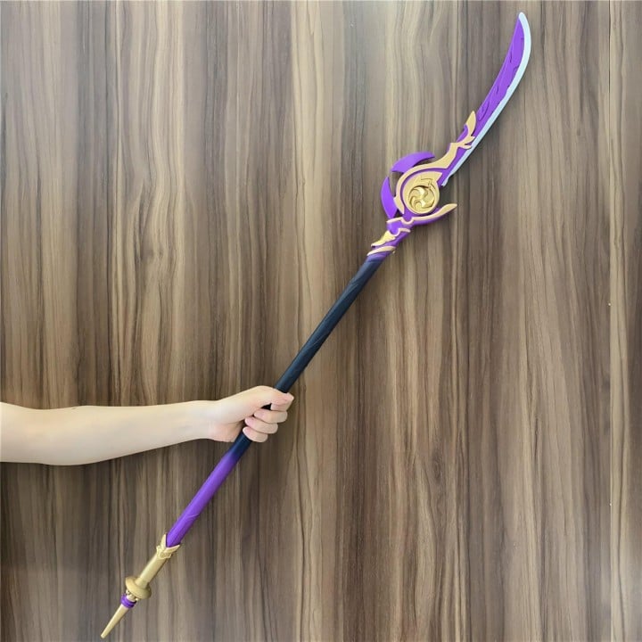 Stunning Engulfing Lightning replica inspired by Genshin Impact, handcrafted from safe PU rubber