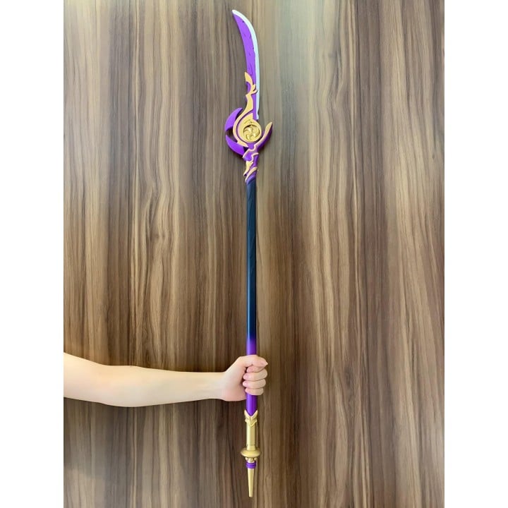 Stunning Engulfing Lightning replica inspired by Genshin Impact, handcrafted from safe PU rubber