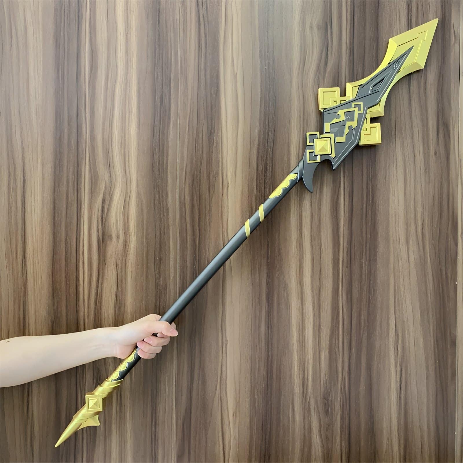 Stunning Vortex Vanquisher replica inspired by Genshin Impact, handcrafted from safe PU rubber