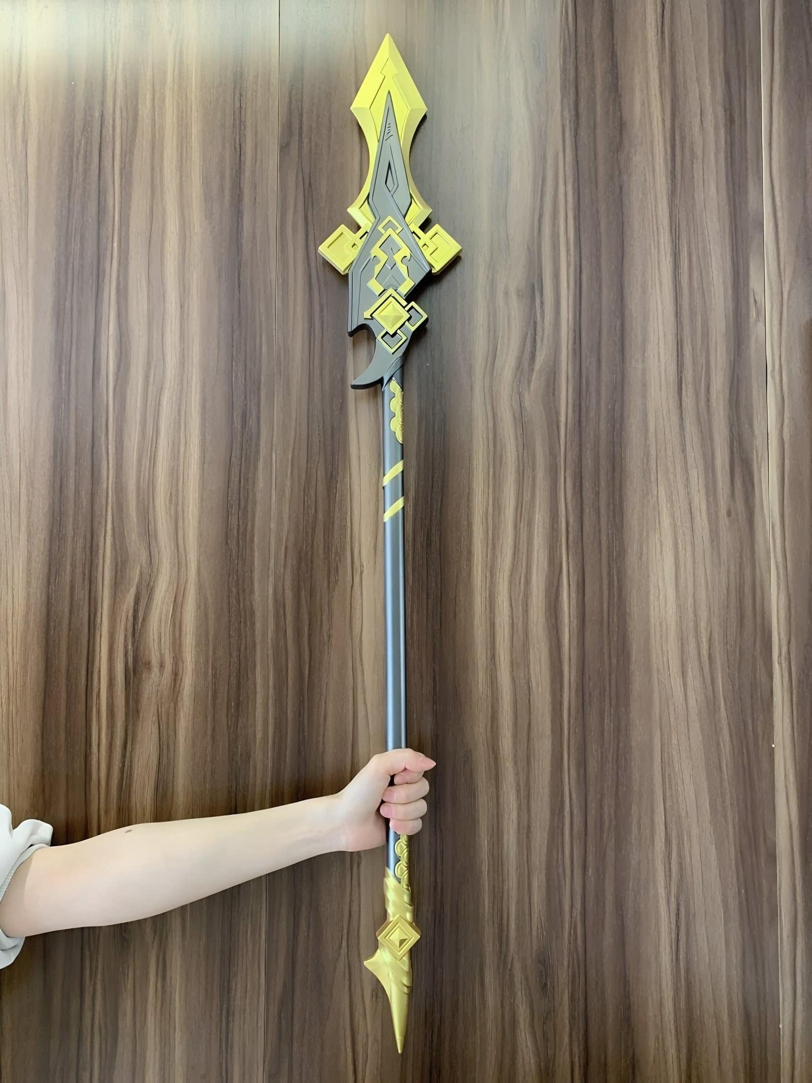 Stunning Vortex Vanquisher replica inspired by Genshin Impact, handcrafted from safe PU rubber