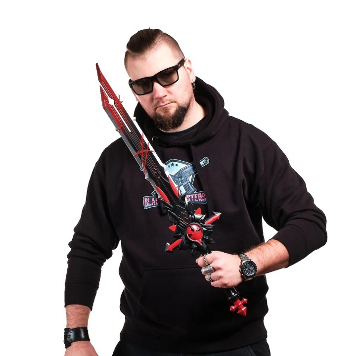 Wolfs Gravestone Sword Replica Prop From Genshin Impact By Blasters4Masters 1