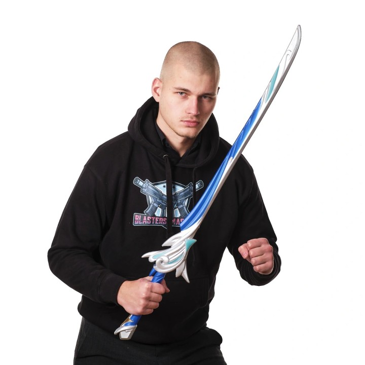 Haran Geppaku Futsu Sword Replica Prop From Genshin Impact By Blasters4Masters 1