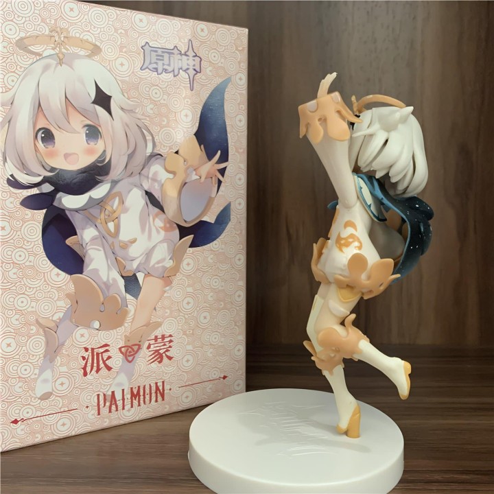 Paimon Figure Genshin Impact Jumping Pose 3D Printed Collectible