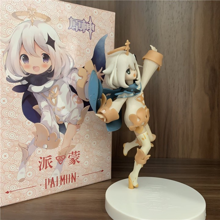 Paimon Figure Genshin Impact Jumping Pose 3D Printed Collectible