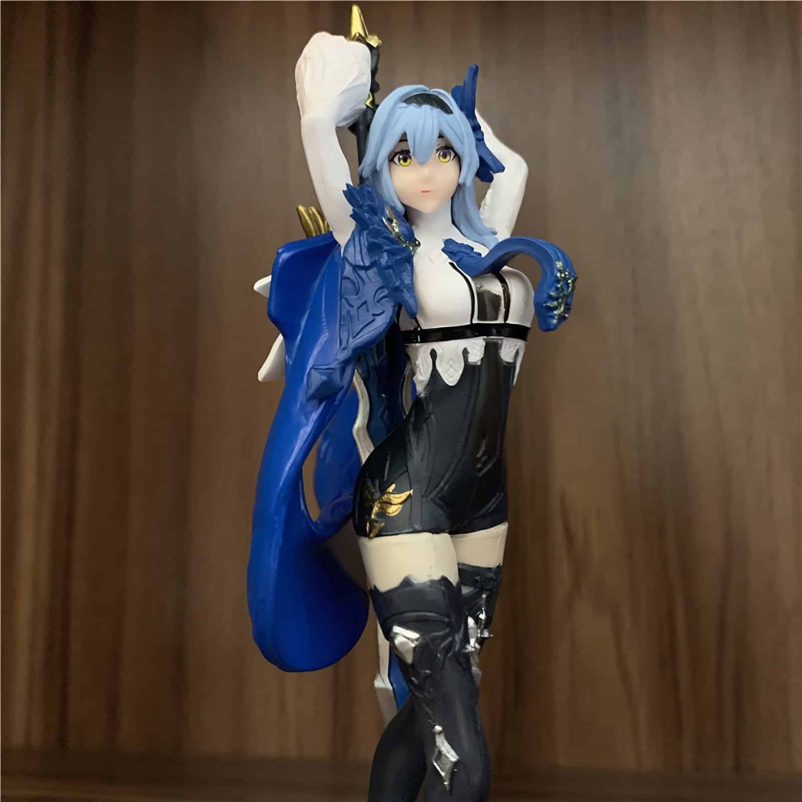 Handcrafted, 3D printed resin Eula figure from Genshin Impact, standing 16cm (6.3 inches) tall. A must-have for any fan's collec