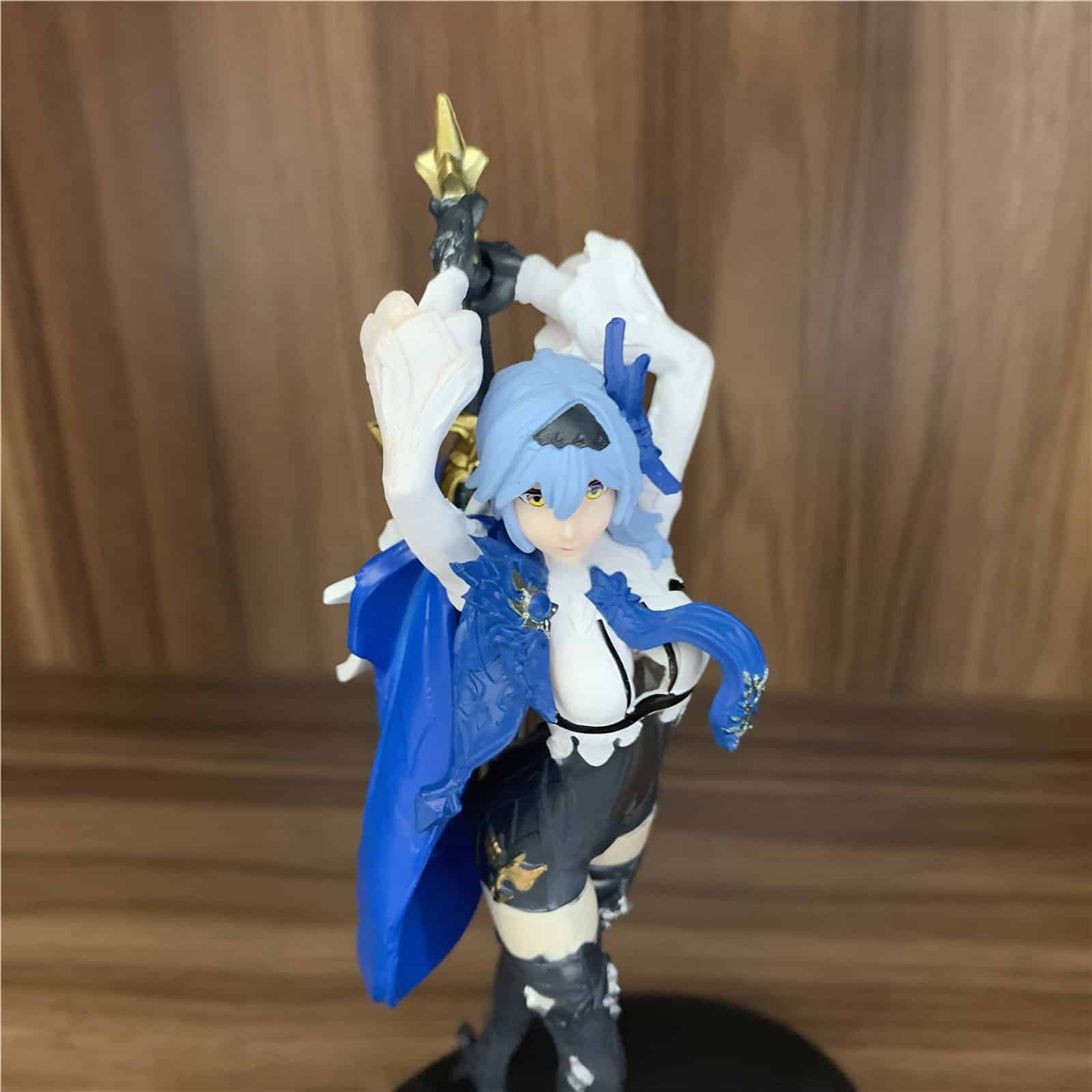 Handcrafted, 3D printed resin Eula figure from Genshin Impact, standing 16cm (6.3 inches) tall. A must-have for any fan's collec