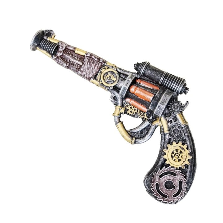 Steampunk Revolver Gun Replica Prop By Blasters4Masters 9