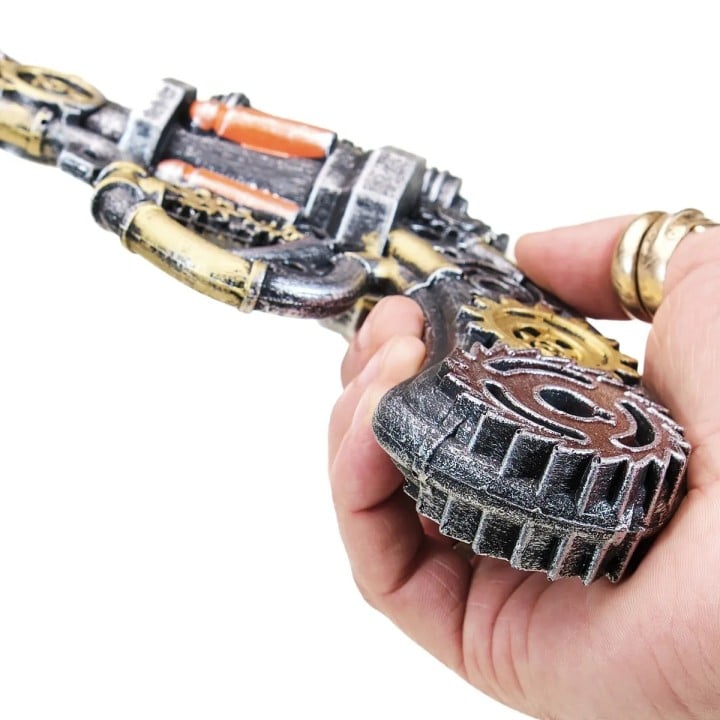 Steampunk Revolver Gun Replica Prop By Blasters4Masters 8
