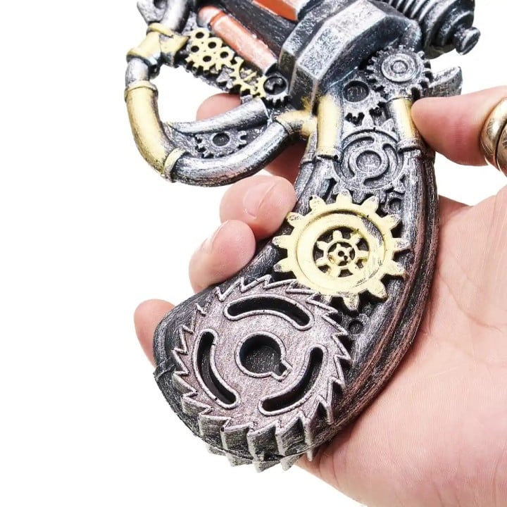 Steampunk Revolver Gun Replica Prop By Blasters4Masters 2