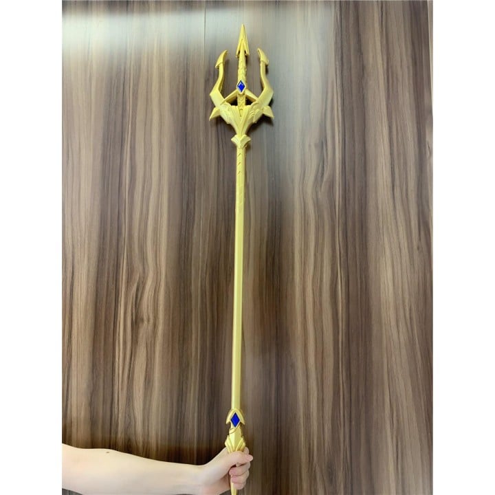 Handcrafted Sea God Trident Prop Inspired by Soul Land Douluo Dalu - Available with or without Gem