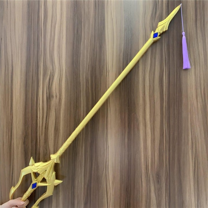 Handcrafted Sea God Trident Prop Inspired by Soul Land Douluo Dalu - Available with or without Gem