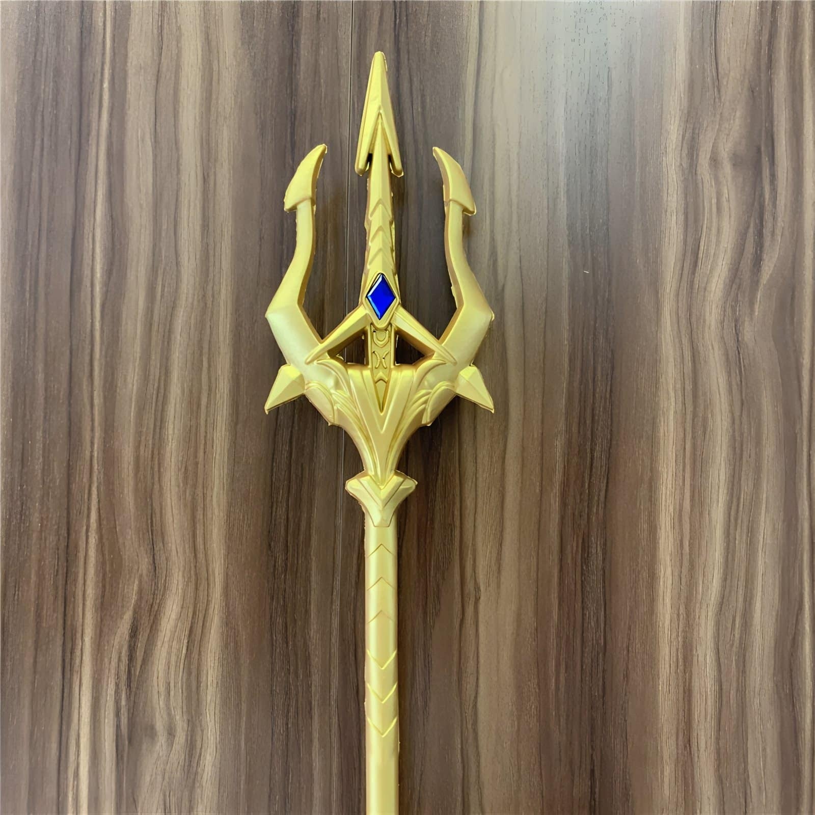 Handcrafted Sea God Trident Prop Inspired by Soul Land Douluo Dalu - Available with or without Gem