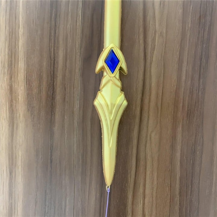 Handcrafted Sea God Trident Prop Inspired by Soul Land Douluo Dalu - Available with or without Gem
