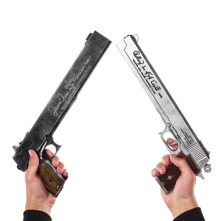Hellsing ARMS Casull Auto Jackal Dual Replica Prop From Hellsing By Blasters4Masters