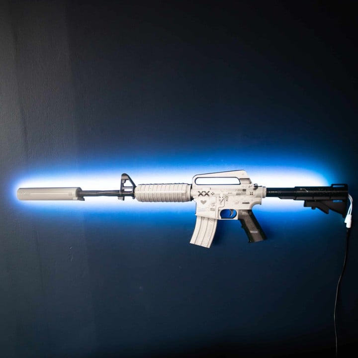 M4A1-S Printstream RGB Wall Art - CS GO
