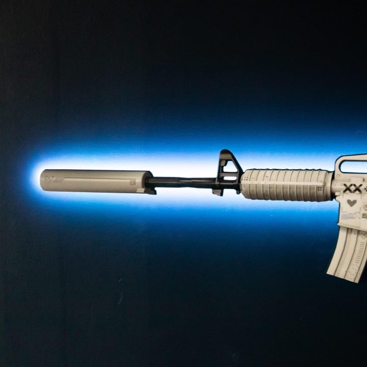 M4A1-S Printstream RGB Wall Art - CS GO