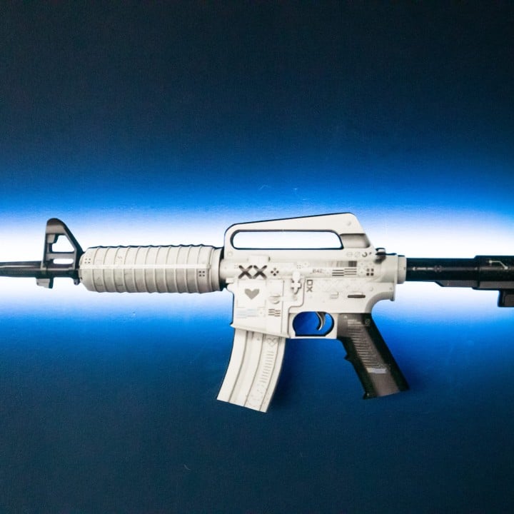 M4A1-S Printstream RGB Wall Art - CS GO