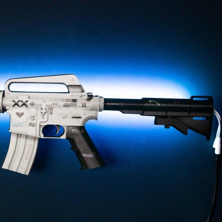 M4A1-S Printstream RGB Wall Art - CS GO