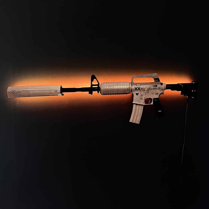 M4A1-S Printstream RGB Wall Art – CS GO