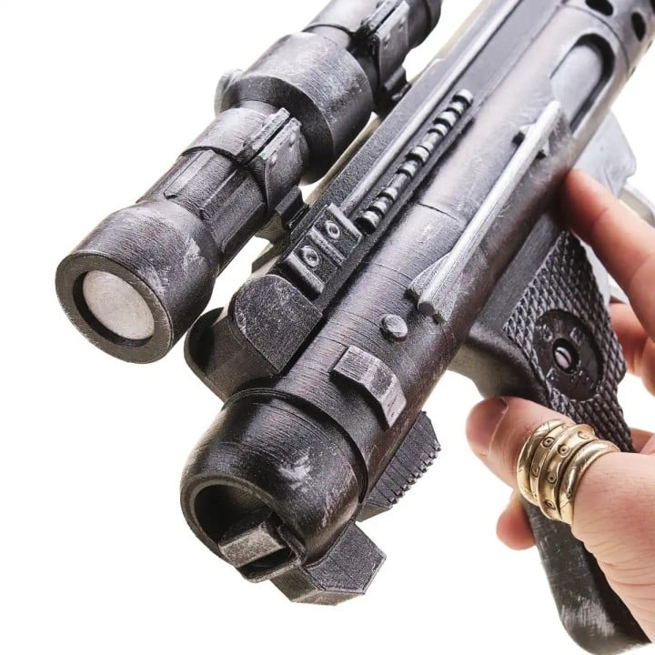 DH 17 Blaster Pistol Replica Prop From Star Wars By Blasters4Masters 4