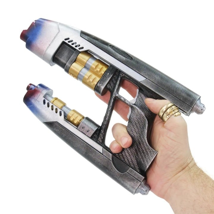Star Lord Blaster Quad Blasters Prop Replica From Marvel Guardians Of Galaxy By Blasters4Masters 1