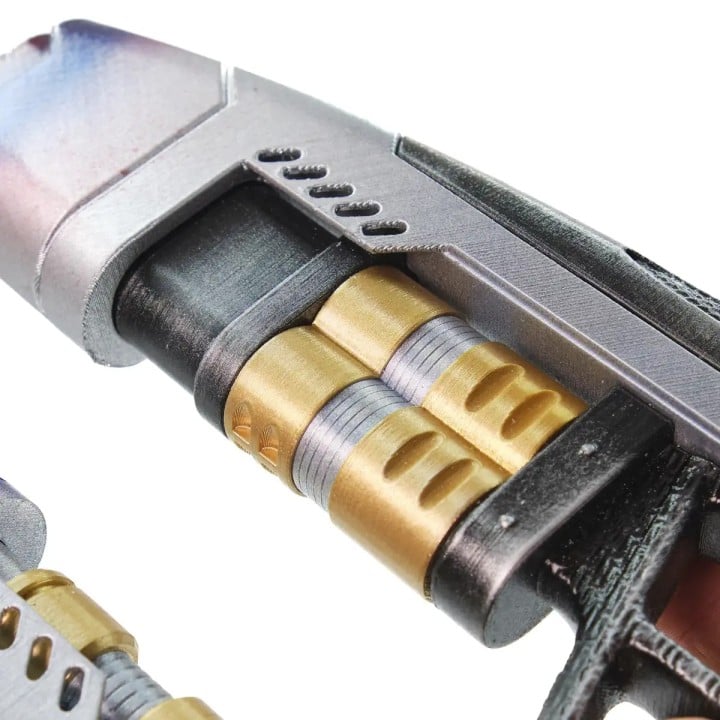 Star Lord Blaster Quad Blasters Prop Replica From Marvel Guardians Of Galaxy By Blasters4Masters 4