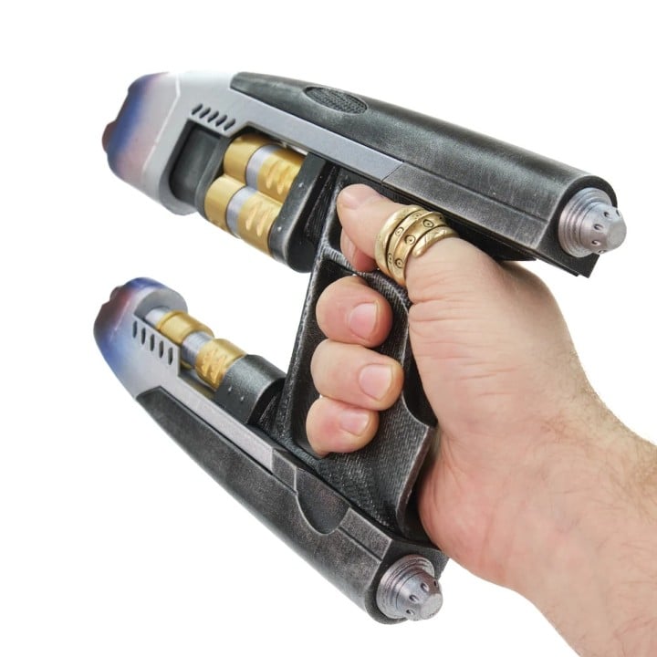 Star Lord Blaster Quad Blasters Prop Replica From Marvel Guardians Of Galaxy By Blasters4Masters 2