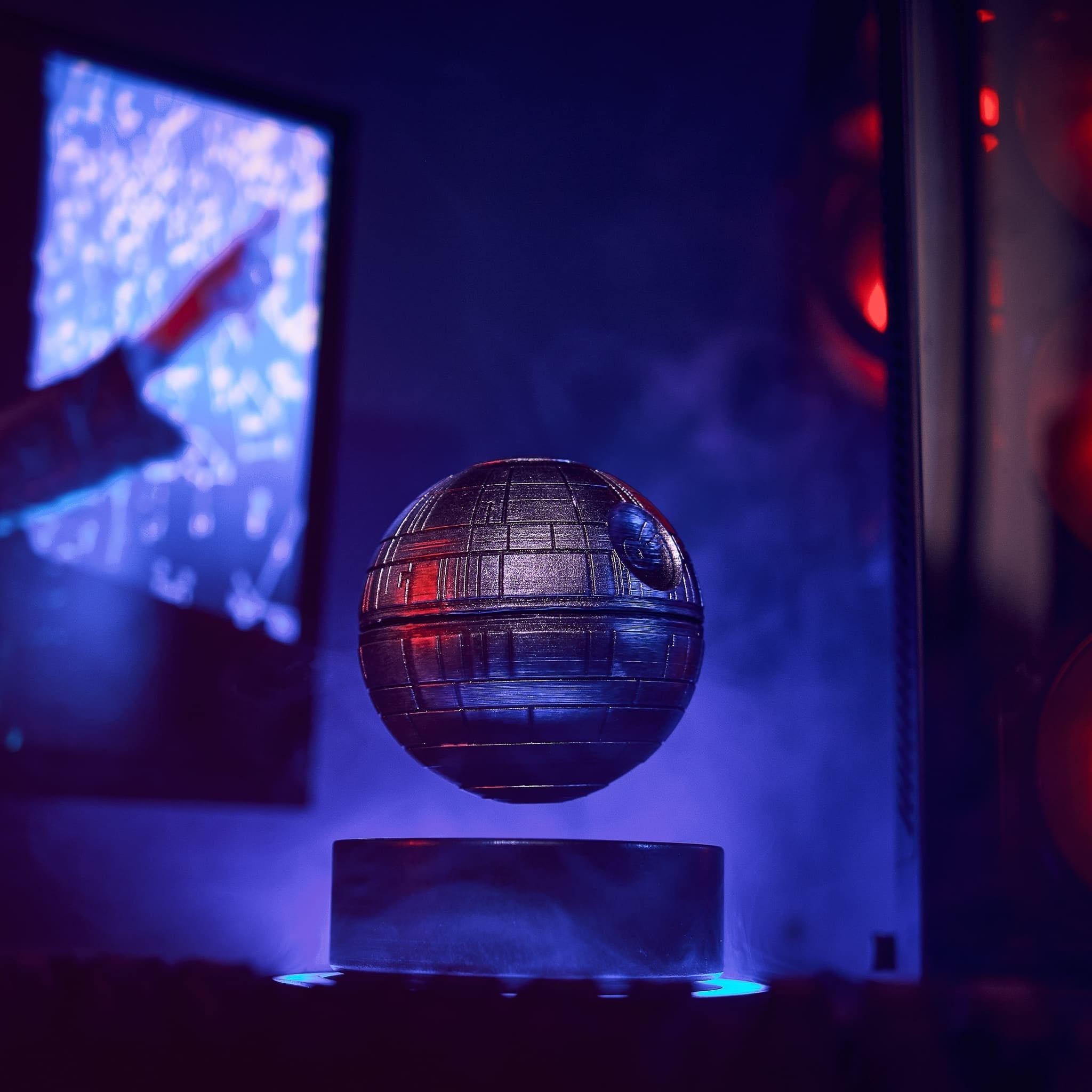 Floating Death Star Star Wars Decor Levitating 1