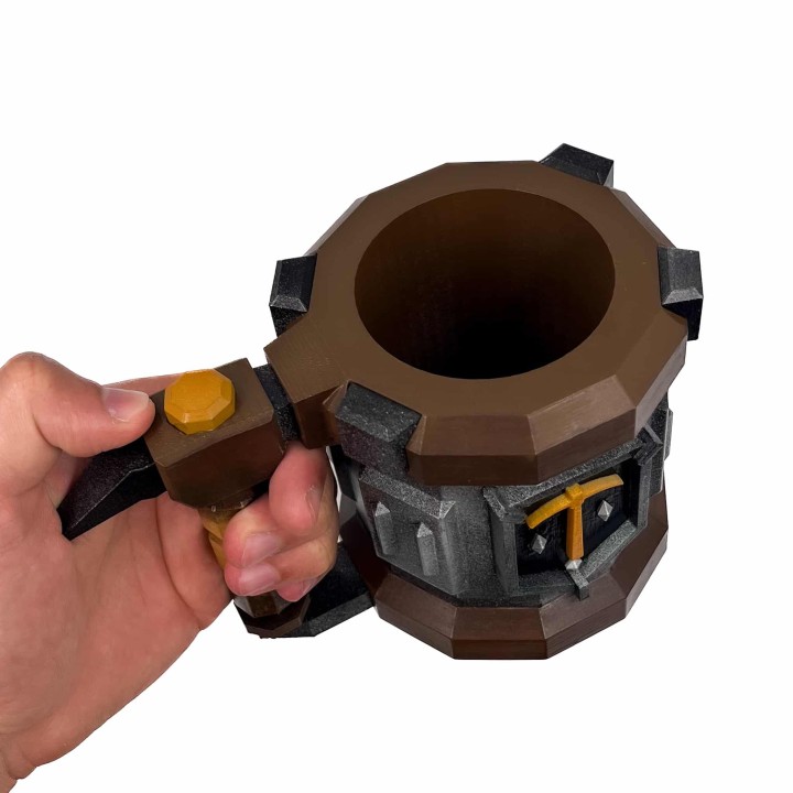 Backbreaker Stout mug replica prop deep rock galactic