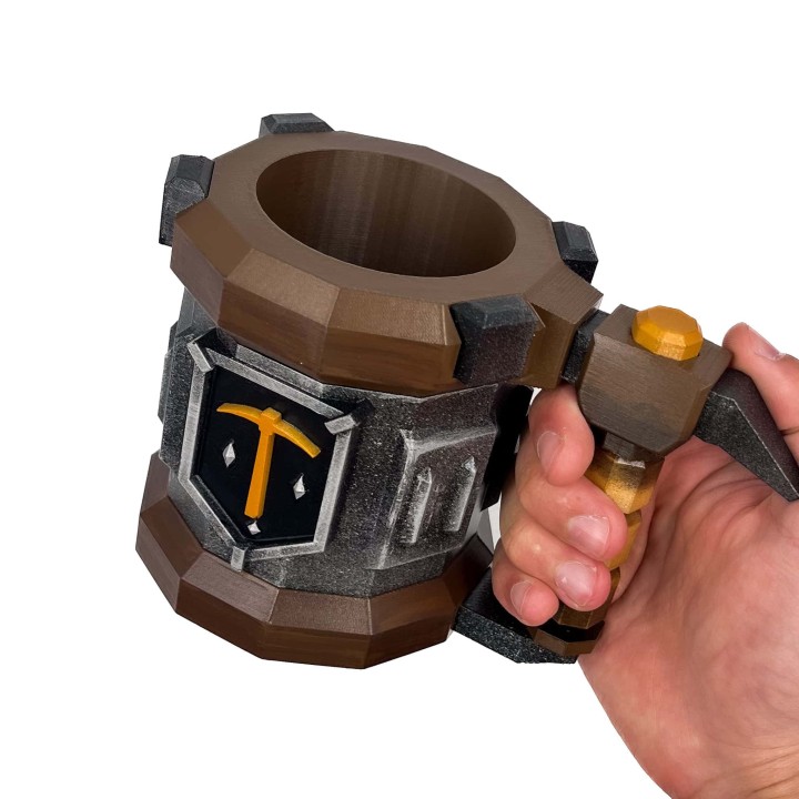 Backbreaker Stout mug replica prop deep rock galactic
