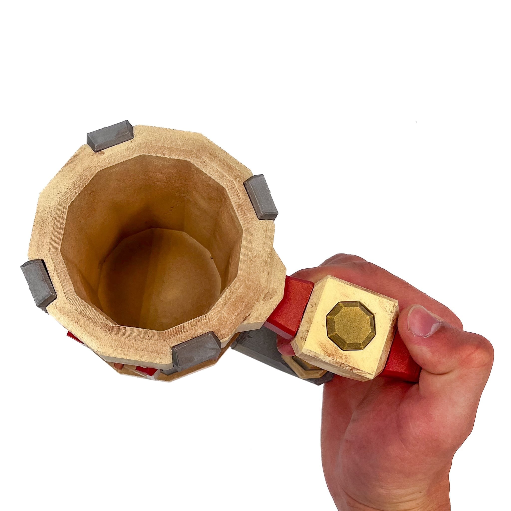 Detailed Skull Crusher Ale Mug replica from Deep Rock Galactic