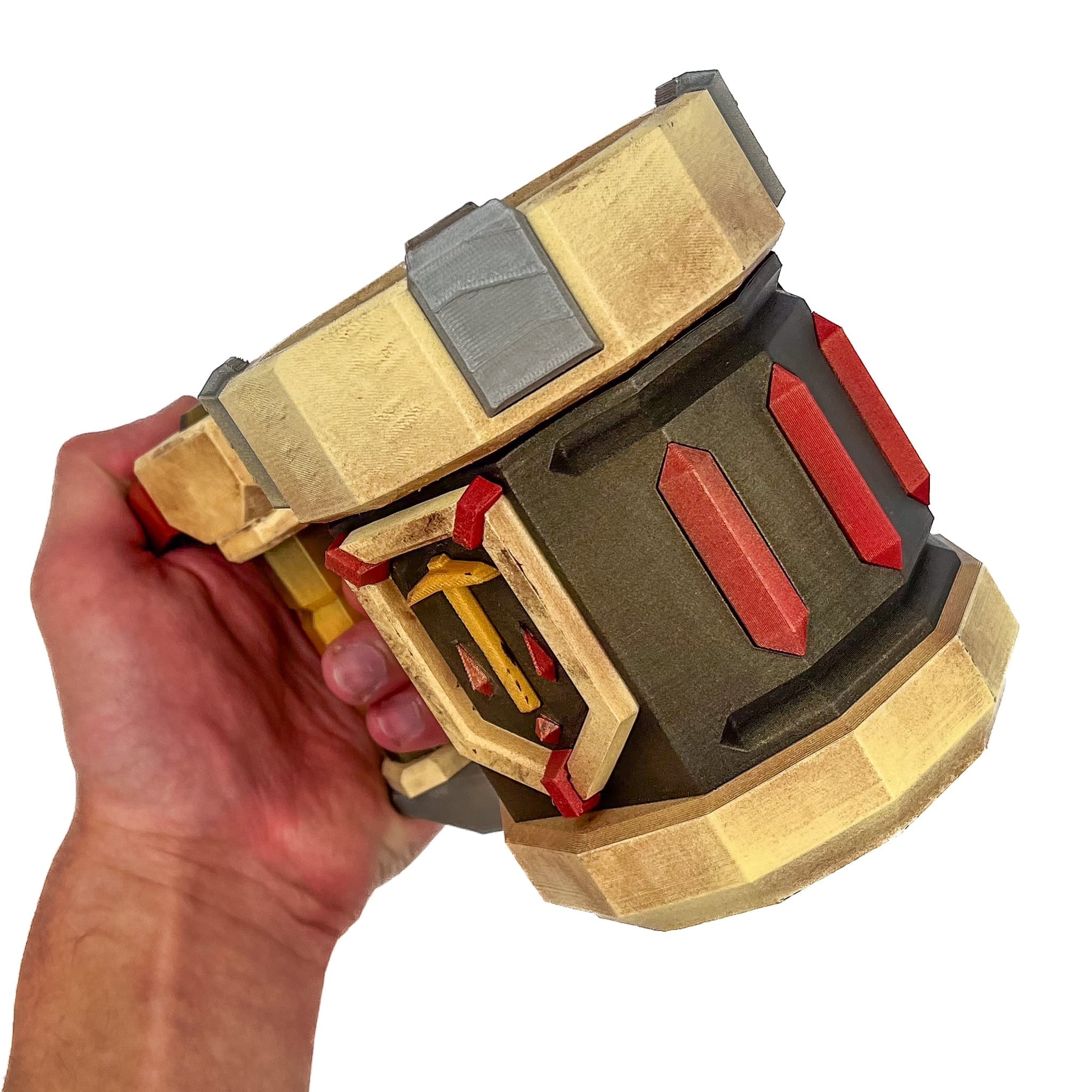 Detailed Skull Crusher Ale Mug replica from Deep Rock Galactic