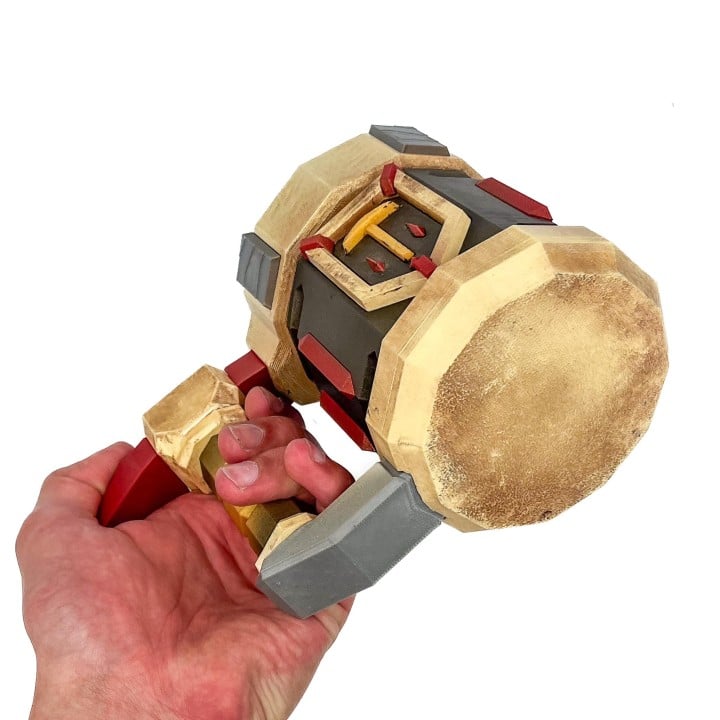 Detailed Skull Crusher Ale Mug replica from Deep Rock Galactic