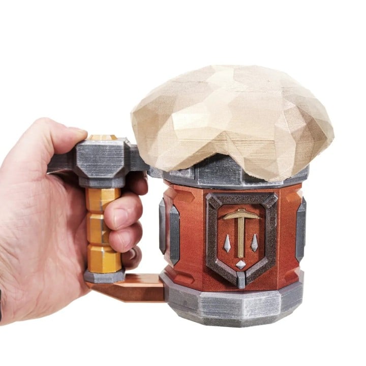 Tunnel Rat Mug Prop Replica From Deep Rock Galactic By Blasters4Masters