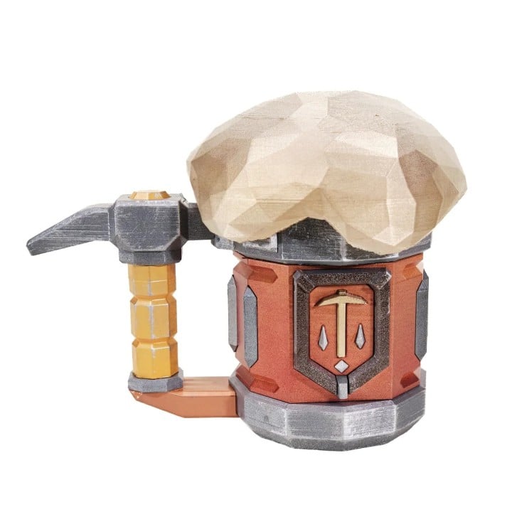 Tunnel Rat Mug Prop Replica From Deep Rock Galactic By Blasters4Masters 10