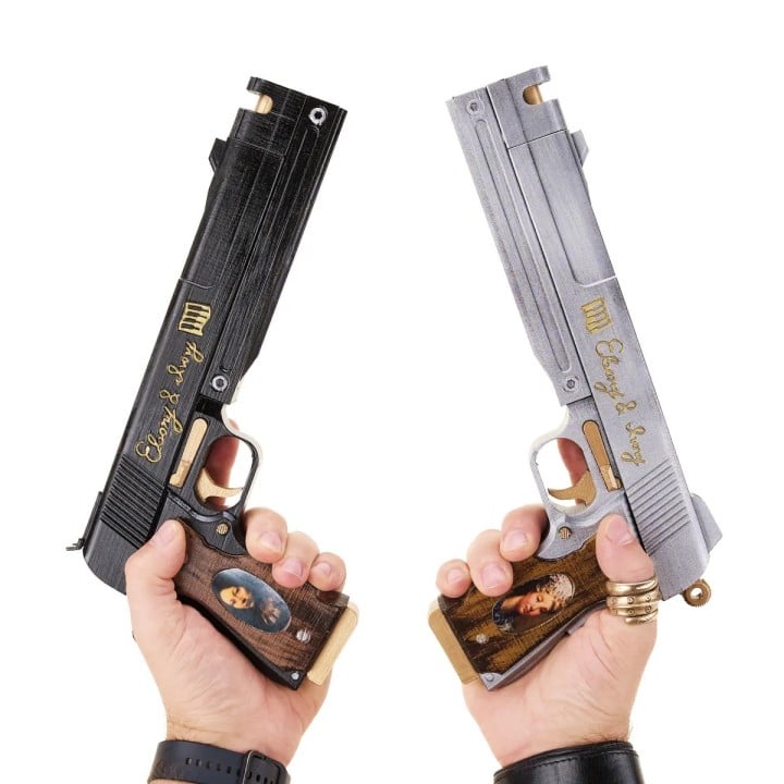 Ebony And Ivory Pistols Prop Replica From Devil May Cry By Blasters4Masters 17