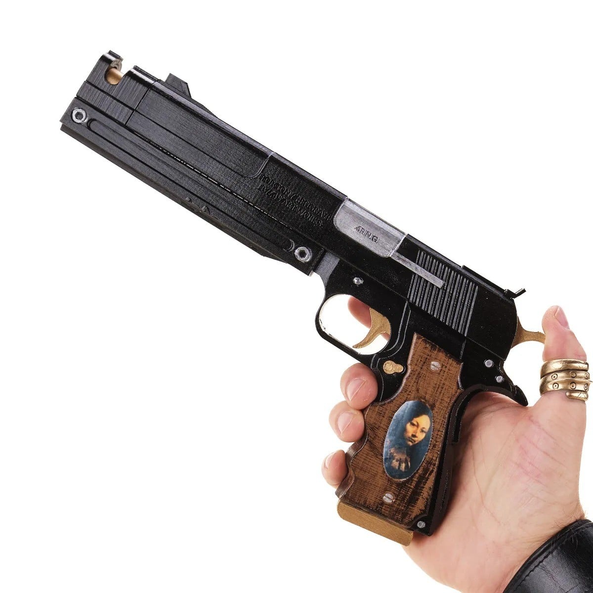 Ebony And Ivory Pistols Prop Replica From Devil May Cry By Blasters4Masters 1